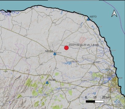 João Câmara, no RN, registra 12 tremores de terra durante a madrugada