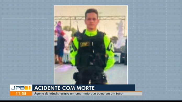 Agente de trânsito morre ao bater em trator em Itaporanga, na Paraíba