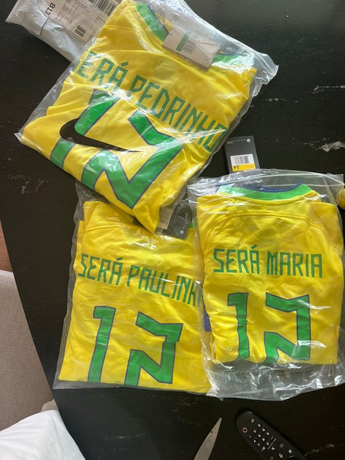 ‘Será Pedrinho’: torcedor recebe camisas da Seleção com erro na personalização e viraliza na web