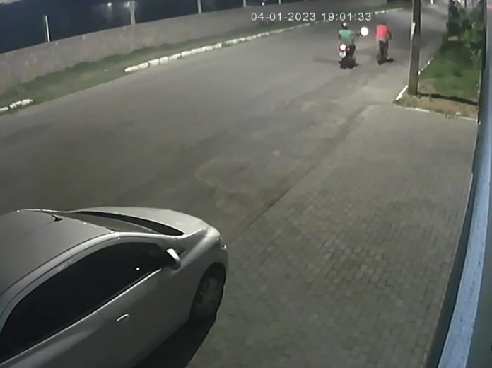 Vídeo mostra tentativa de homicídio contra ciclista em Mossoró