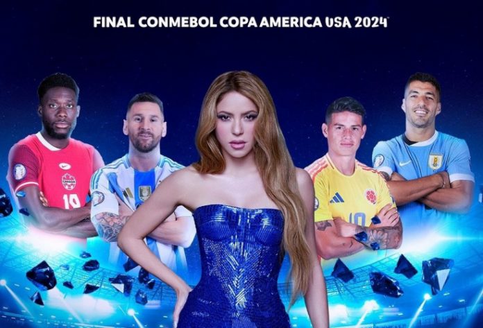 Shakira fará show na final da Copa América