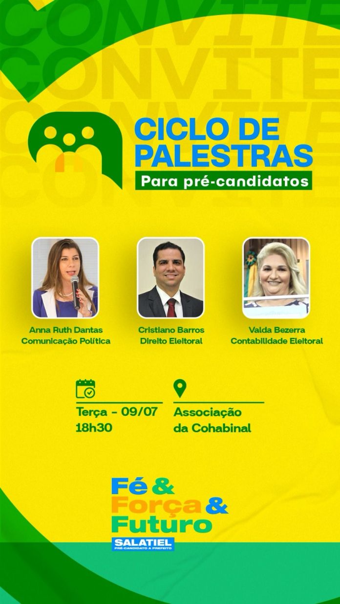 Salatiel de Souza reúne pré-candidatos a vereadores para Ciclo de Palestras sobre Comunicação e Legislação Eleitoral