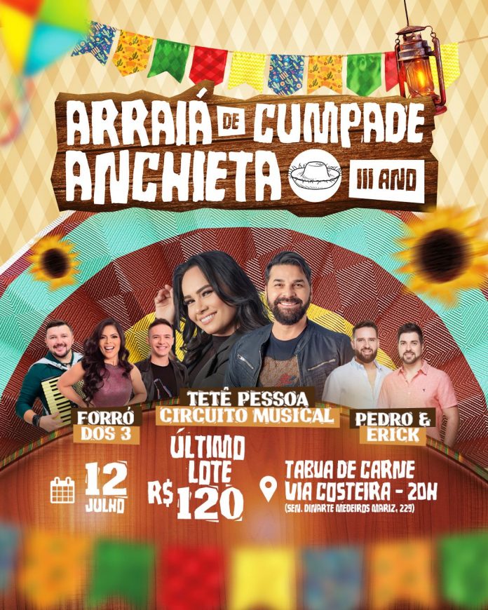 Paróquia São José de Anchieta promove terceira edição do “Arraiá do cumpade Anchieta”