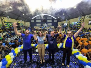 PSD de São Gonçalo mostra força na convenção partidária que oficializou candidatura de Jaime Calado e Flávio Henrique