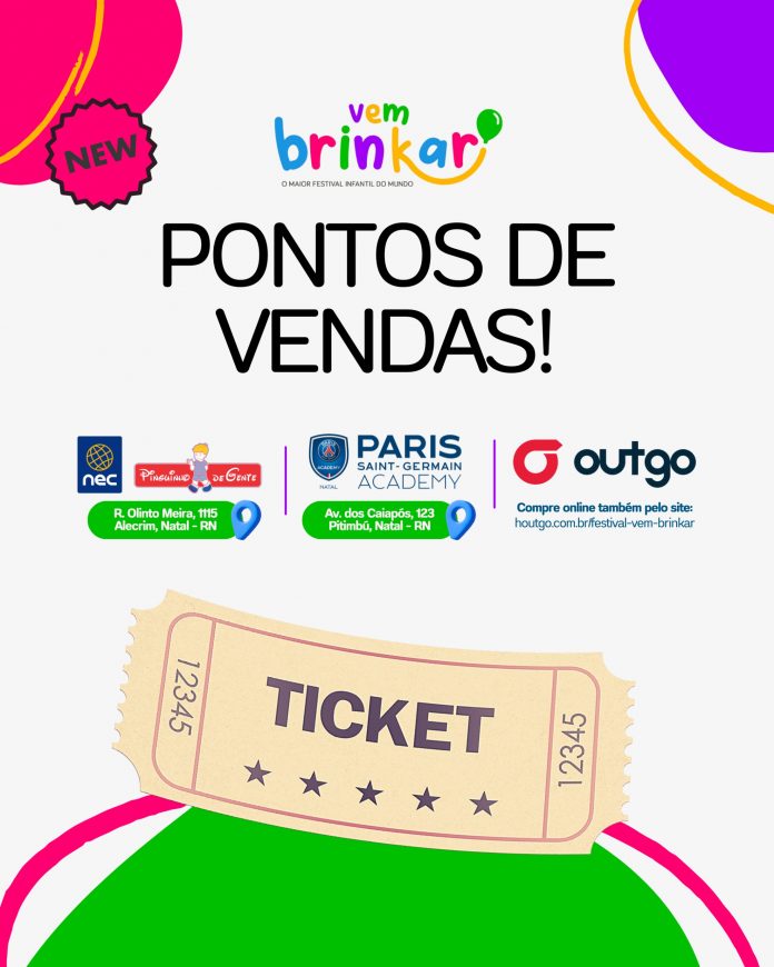 Festival Vem Brinkar: Evento que acontece no sábado (27), no PSG Academy, em Cidade Satélite