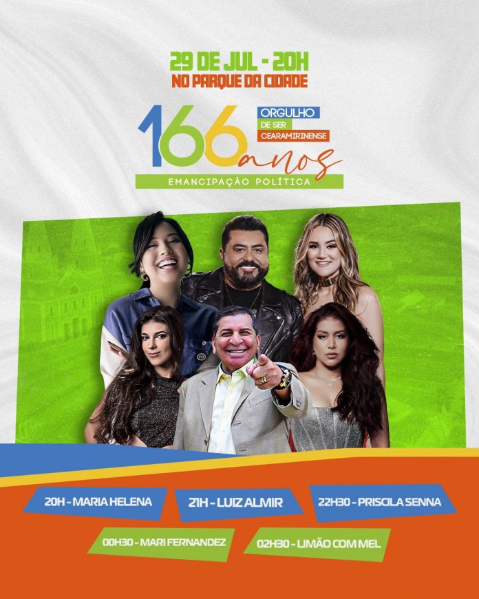 Ceará Mirim comemora 166 anos