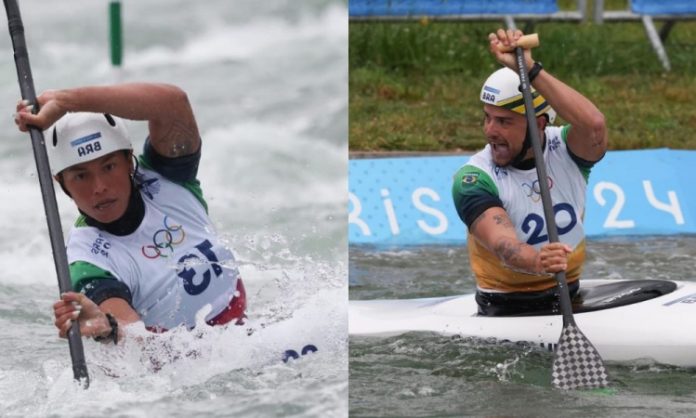 Canoagem Slalom: Ana Sátila e Pepê Gonçalves avançam sem dificuldades às semifinais