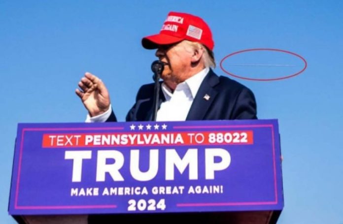 FOTO: Fotógrafo do The New York Times captura trajeto de bala disparada contra Donald Trump