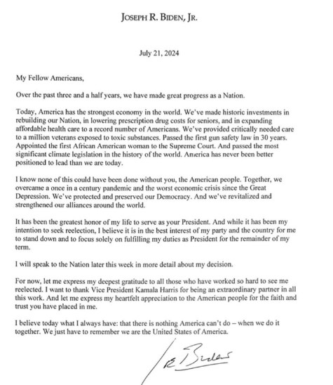 Biden desiste de tentar reeleição nos EUA