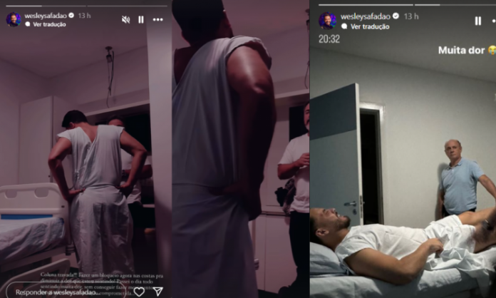 Wesley Safadão cancela show após travar a coluna