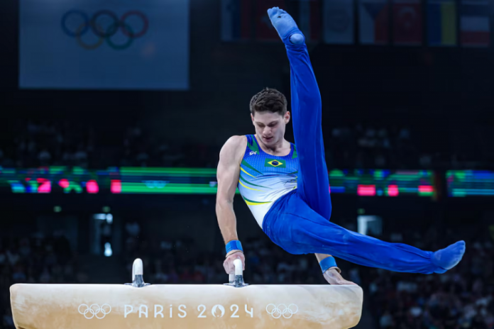 Diogo Soares garante vaga na final da ginástica artística nas Olimpíadas 2024
