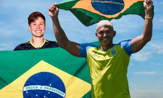 Isaquias Queiroz e Rachel Kochhann serão os porta-bandeiras do Brasil nas Olimpíadas de Paris