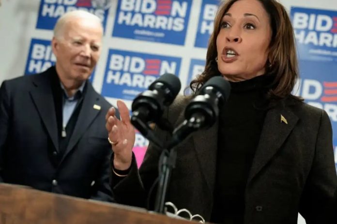 Kamala Harris agradece apoio de Joe Biden e diz que conquistará indicação do partido para disputar as eleições presidenciais nos EUA