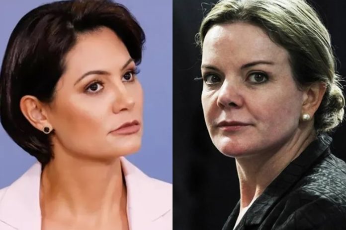 Michelle Bolsonaro aciona Gleisi no STF para esclarecer publicação ligando ela a ‘roubo de joias’, ‘rachadinha’ e ‘golpe’