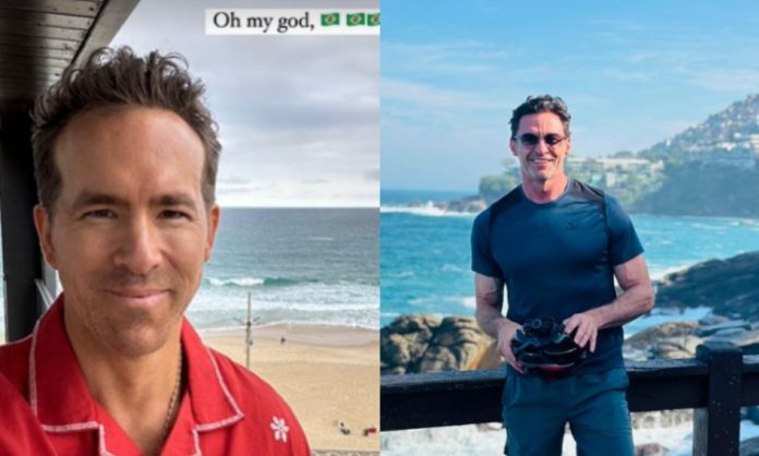 Visita ao Maracanã, passeio pela orla e café brasileiro: confira o que Ryan Reynolds e Hugh Jackman já fizeram no Brasil