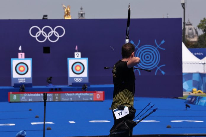 Marcus D’Almeida e Ana Luiza avançam no tiro com arco na Olimpíada de Paris 2024
